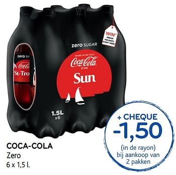 Promotions Coca-cola zero - Coca Cola - Valide de 14/06/2017 à 27/06/2017 chez Alvo