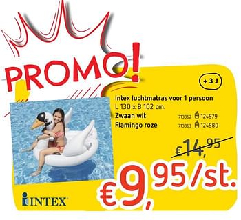 Promotions Intex luchtmatras voor 1 persoon - Intex - Valide de 15/06/2017 à 08/07/2017 chez Dreamland