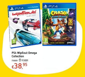 Promoties Ps4 wipeout omega collection - Sony Computer Entertainment Europe - Geldig van 15/06/2017 tot 08/07/2017 bij Dreamland