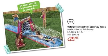 Promotions Waterglijbaan electronic speedway racing - Produit maison - Dreamland - Valide de 15/06/2017 à 08/07/2017 chez Dreamland