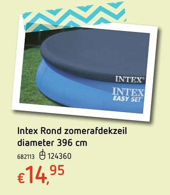 Promoties Intex rond zomerafdekzeil - Intex - Geldig van 15/06/2017 tot 08/07/2017 bij Dreamland