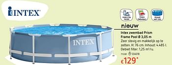 Promoties Intex zwembad prism frame pool - Intex - Geldig van 15/06/2017 tot 08/07/2017 bij Dreamland