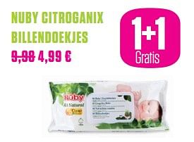 Slechte factor Renderen Extractie Nuby Nuby citroganix billendoekjes - Promotie bij Medi-Market