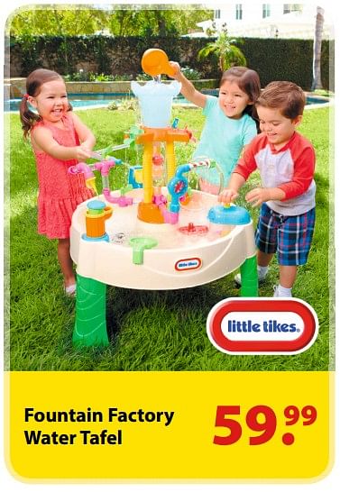 little tikes watertafel fountain factory