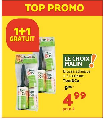 Tom&Co Brosse Adhesive + 2 Roullaux