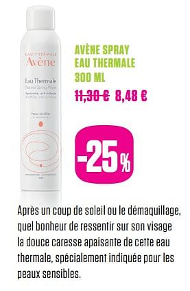 Promotions Avène spray eau thermale - Avene - Valide de 01/06/2017 à 31/07/2017 chez Medi-Market