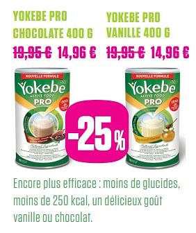 Promotions Yokebe pro chocolate - Yokebe - Valide de 01/06/2017 à 31/07/2017 chez Medi-Market