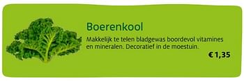 Promoties Boerenkool - Huismerk - Aveve - Geldig van 01/04/2017 tot 30/09/2017 bij Aveve