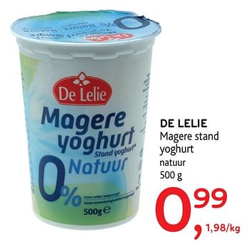 Promotions De lelie magere stand yoghurt - De Lelie - Valide de 28/06/2017 à 11/07/2017 chez Alvo