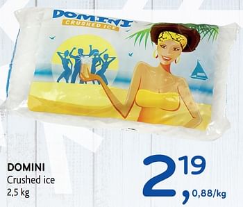 Promoties Domini crushed ice - Domini - Geldig van 28/06/2017 tot 11/07/2017 bij Alvo