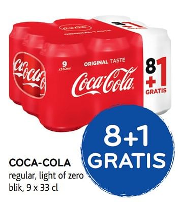 Promoties Coca cola regular, light of zero - Coca Cola - Geldig van 28/06/2017 tot 11/07/2017 bij Alvo