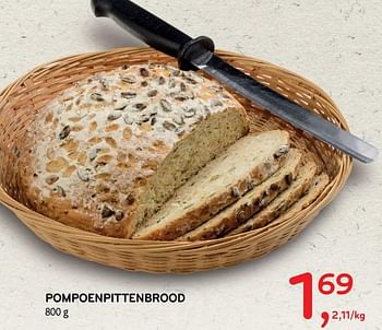 Promoties Pompoenpittenbrood - Huismerk - Alvo - Geldig van 28/06/2017 tot 11/07/2017 bij Alvo