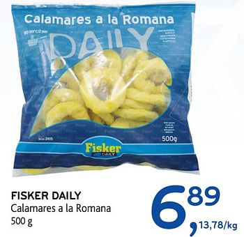 Promotions Fisker daily calamares a la romana - Fisker - Valide de 28/06/2017 à 11/07/2017 chez Alvo