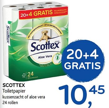 Promoties Scottex toiletpapier - Scottex - Geldig van 28/06/2017 tot 11/07/2017 bij Alvo