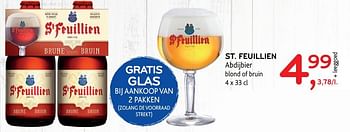 Promoties St.feuillien abdijbier blond of bruin - St Feuillien - Geldig van 28/06/2017 tot 11/07/2017 bij Alvo