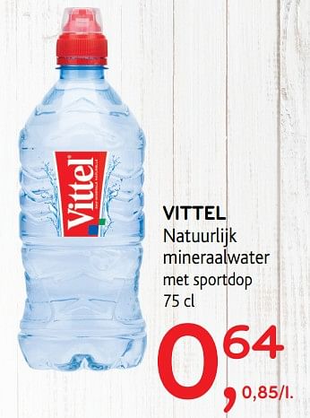 Promoties Vittel natuurlijk mineraalwater - Vittel - Geldig van 28/06/2017 tot 11/07/2017 bij Alvo