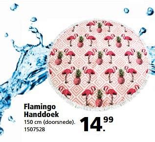 Promotions Flamingo handdoek - Produit maison - Bart Smit - Valide de 26/06/2017 à 30/07/2017 chez Bart Smit