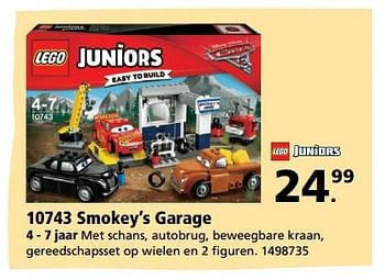Promoties 10743 smokey`s garage - Lego - Geldig van 26/06/2017 tot 30/07/2017 bij Bart Smit