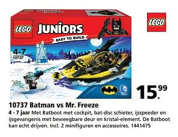 Promoties 10737 batman vs mr. freeze - Lego - Geldig van 26/06/2017 tot 30/07/2017 bij Bart Smit