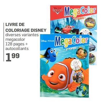 Disney Livre de coloriage disney  En promotion chez Action