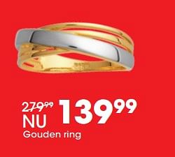 Promoties Gouden ring - Huismerk - Lucardi - Geldig van 26/06/2017 tot 23/07/2017 bij Lucardi