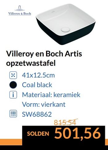 Promoties Villeroy en boch artis opzetwastafel - Villeroy & boch - Geldig van 01/07/2017 tot 31/07/2017 bij Sanitairwinkel