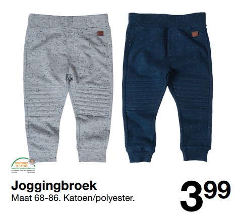 Promoties Joggingbroek - Huismerk - Zeeman  - Geldig van 01/07/2017 tot 31/12/2017 bij Zeeman