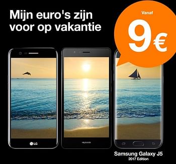 Promoties Samsung galaxy j5 - Samsung - Geldig van 01/07/2017 tot 31/07/2017 bij Orange