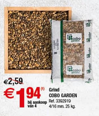 Promoties Grind cobo garden - Cobo Garden - Geldig van 11/07/2017 tot 24/07/2017 bij Brico