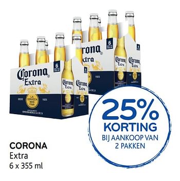 Promoties Corona extra - Corona - Geldig van 12/07/2017 tot 25/07/2017 bij Alvo