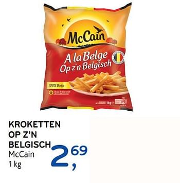 Promoties Kroketten op z`n belgisch mccain - Mc Cain - Geldig van 12/07/2017 tot 25/07/2017 bij Alvo