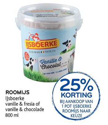 Promoties Roomijs ijsboerke - Ijsboerke - Geldig van 12/07/2017 tot 25/07/2017 bij Alvo