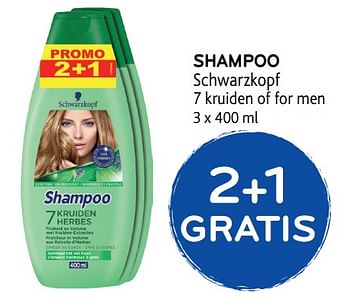 Promoties Shampoo schwarzkopf - Schwarzkopf - Geldig van 12/07/2017 tot 25/07/2017 bij Alvo