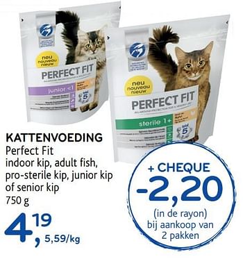 Promoties Kattenvoeding perfect fit - Perfect Fit  - Geldig van 12/07/2017 tot 25/07/2017 bij Alvo