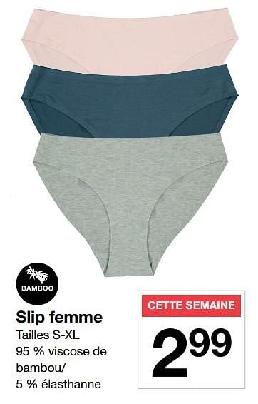 Slip store femme 2017