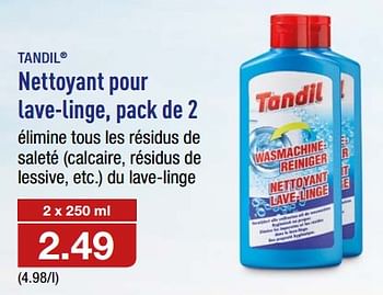 TANDIL Produit d'entretien pour lave-linge