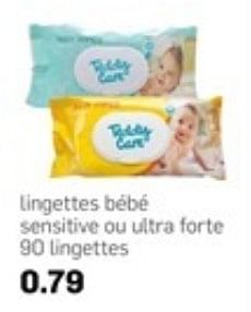 Teddy Care Lingettes Bebe Sensitive Ou Ultra Forte En Promotion Chez Action