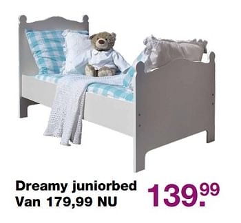 Promoties Dreamy juniorbed - Huismerk - Baby & Tiener Megastore - Geldig van 04/06/2017 tot 30/07/2017 bij Baby & Tiener Megastore