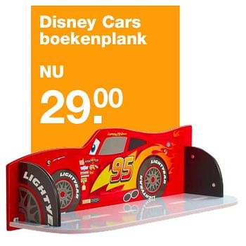 Promoties Disney cars boekenplank - Cars - Geldig van 04/06/2017 tot 30/07/2017 bij Baby & Tiener Megastore