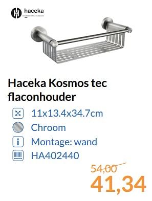 Promoties Haceka kosmos tec flaconhouder - Haceka - Geldig van 01/08/2017 tot 31/08/2017 bij Sanitairwinkel