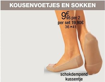 Promoties Kousenvoetjes en sokken - Huismerk - Damart - Geldig van 06/07/2017 tot 15/12/2017 bij Damart
