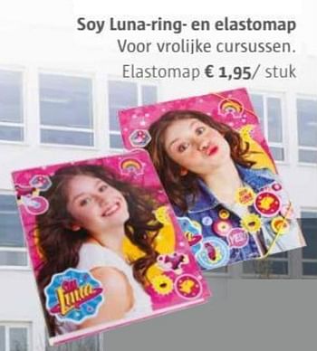 Promoties Soy luna-ring- en elastomap elastomap - Soy Luna - Geldig van 01/07/2017 tot 31/08/2017 bij Ava