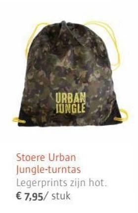Promoties Stoere urban jungle-turntas - Urban Jungle - Geldig van 01/07/2017 tot 31/08/2017 bij Ava