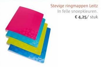 Promoties Stevige ringmappen leitz - Leitz - Geldig van 01/07/2017 tot 31/08/2017 bij Ava