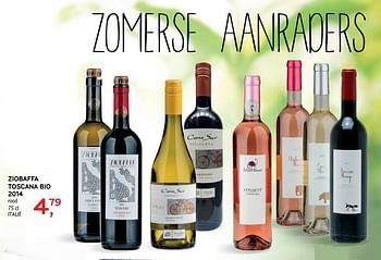Promoties Ziobaffa toscana bio 2014 - Rode wijnen - Geldig van 26/07/2017 tot 08/08/2017 bij Alvo