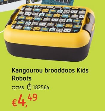 Promoties Kangourou brooddoos kids robots - Kangourou - Geldig van 27/07/2017 tot 20/09/2017 bij Dreamland