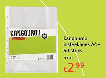 Promotions Kangourou insteekhoes a4 - Kangourou - Valide de 27/07/2017 à 20/09/2017 chez Dreamland