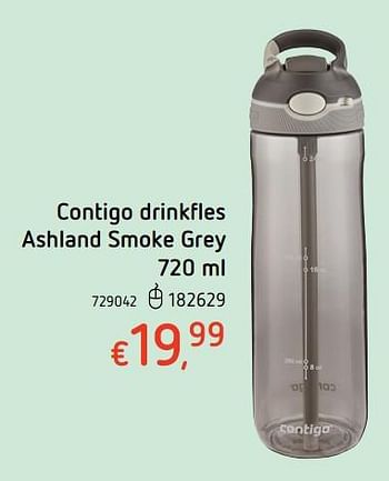 Promoties Contigo drinkfles ashland smoke grey - Contigo - Geldig van 27/07/2017 tot 20/09/2017 bij Dreamland