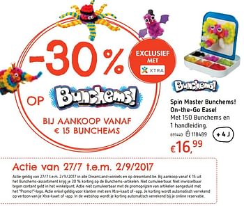 Promotions Spin master bunchems! on-the-go easel - Spin Master - Valide de 27/07/2017 à 20/09/2017 chez Dreamland