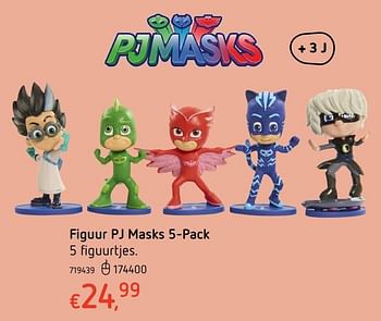 Promoties Figuur pj masks 5-pack - PJ Masks - Geldig van 27/07/2017 tot 20/09/2017 bij Dreamland